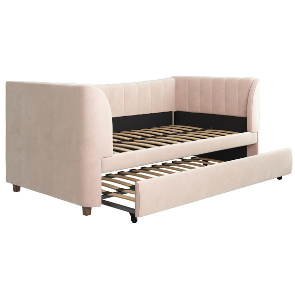 Little Seeds Valentina Twin Upholstered Daybed with Trundle & Reviews